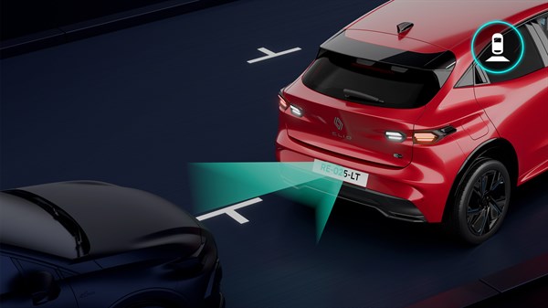 digital rear view camera - Renault Clio