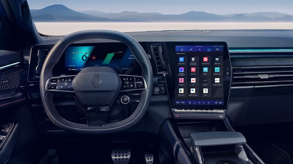 Rafale full hybrid E-Tech - interior design 