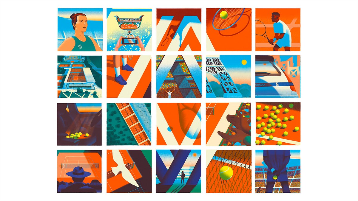 Partnership Renault Roland Garros 2026 - comics