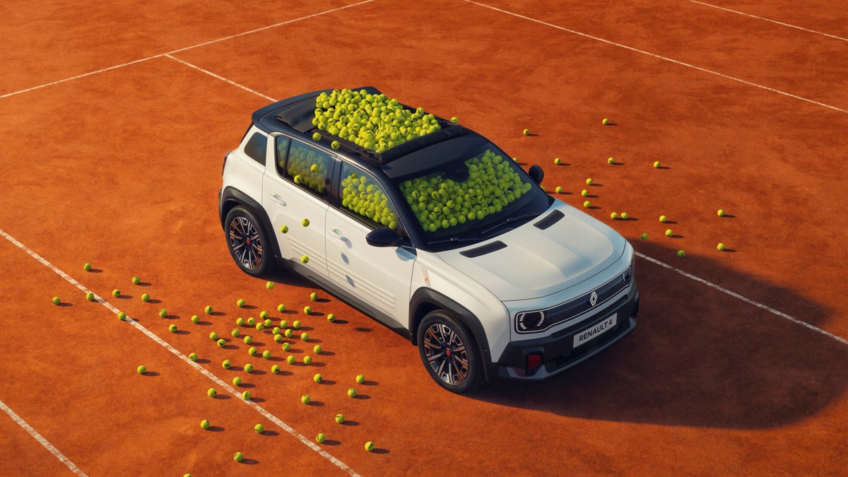 Renault 4 Roland-Garros E-Tech electric Show-car - Roland-Garros 2026