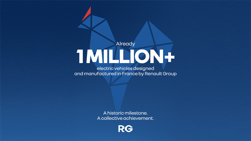 Renault Group reaches the Milestone of one million Made in France since 2010
